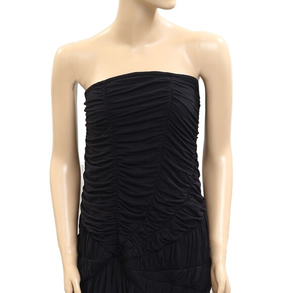 Anthropologie Celandine Strapless Ruched Asymmetrical-Hem Dress 1X-PS NEW 281108 - Picture 8 of 11